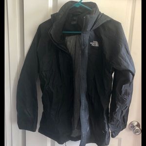 The North Face rain jacket
